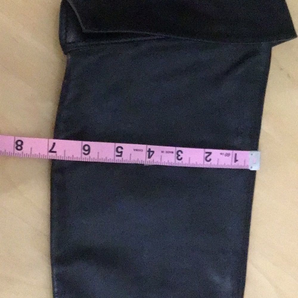 EUROSUOLE Italia Genuine leather Italian over the knee High-boots black 6 - Picture 12 of 15
